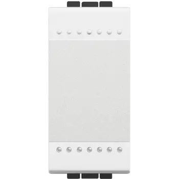 N4001A LivingLight Выключатель с автоматическими клеммами, размер 1 модуль Bticino