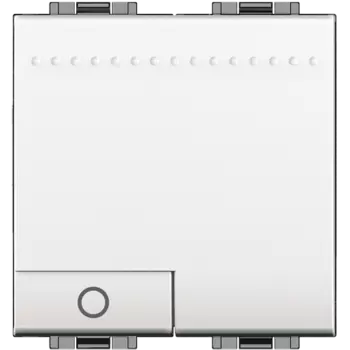 N4043M2N LivingLight Кнопка (NO) с символом "Лампа", 2 модуля Bticino