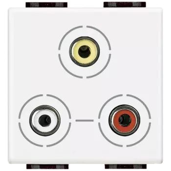 N4283 Разъем 3xRCA Bticino