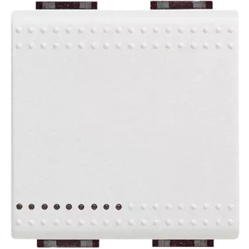 N4911/2 Подсвечиваемая клавиша для выключателей, девиаторов, промежуточных переключателей, 2 модуля Bticino