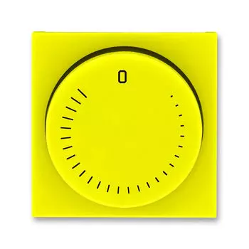 Накладка ABB Levit для механизма регулирования скорости вращения вентилятора жёлтый / дымчатый чёрный 3294H-A00130 64 2CHH940130A4064