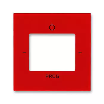 Накладка ABB Levit для механизмов FM радио / Busch-iNet радио / Bluetooth радио красный 3299H-A40200 65 2CHH704020A4065