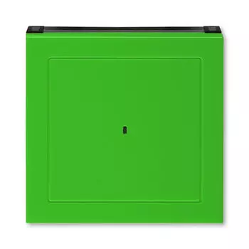 Накладка ABB Levit для выключателя карточного зелёный / дымчатый чёрный 3559H-A00700 67 2CHH590700A4067