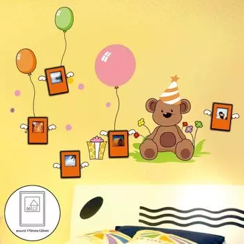 Наклейка на стену для 5 фоторамок Feron 23289