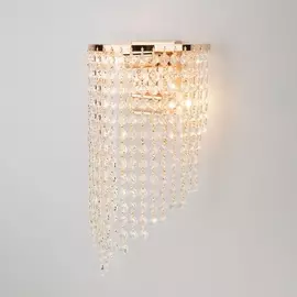 Настенный светильник 3102 3102/2 золото / прозрачный хрусталь Eurosvet