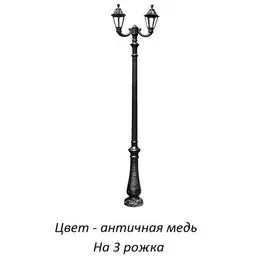 Наземный фонарь RUT E26.202.R30.VYF1R Fumagalli