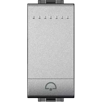 NT4042N LivingLight Кнопка (NO) с символом "Звонок", 1 модуль Bticino