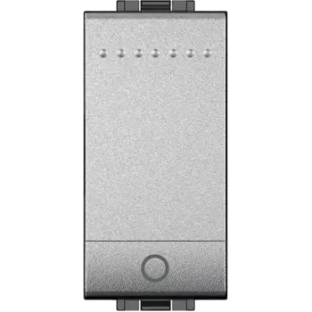 NT4043N LivingLight Кнопка (NO) с символом "Лампа", 1 модуль Bticino