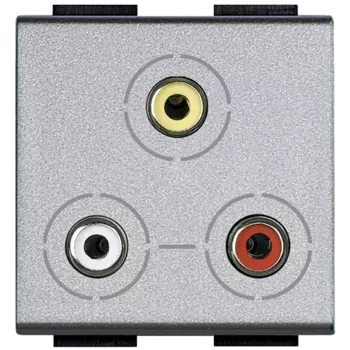 NT4283 Разъем 3xRCA Bticino