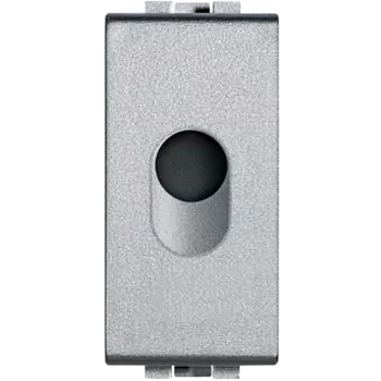 NT4953 Заглушка с отверстием 9 мм, размер 2 модуля Bticino