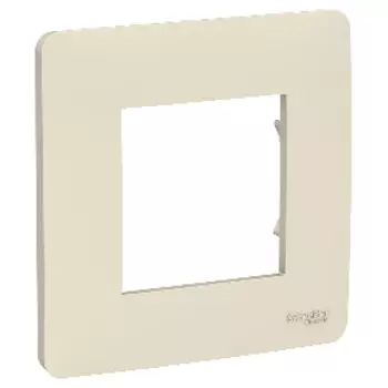 NU200244 Рамка Unica Studio Бежевый 1-постовая Schneider Electric