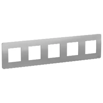 NU201030 Рамка Unica Studio Алюминий 5-постовая Schneider Electric