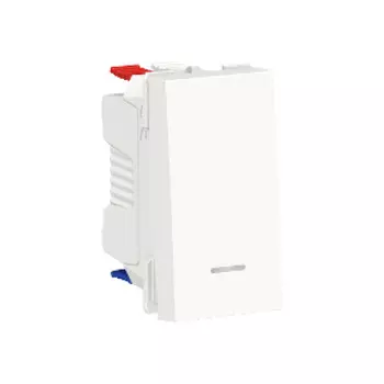 NU310318S Переключатель 1-клавишный, с нейтралью, сх.6а, 1 Модуль, Белый Schneider Electric