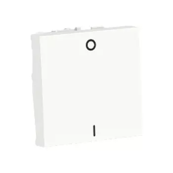 NU326218 Выключатель двухполюс, 1-клавиш, сх. 2 16 AX, 250 В, 2 мод Белый Schneider Electric
