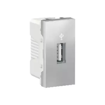 NU342930 USB-коннектор, 1 Модуль, Алюминий Schneider Electric