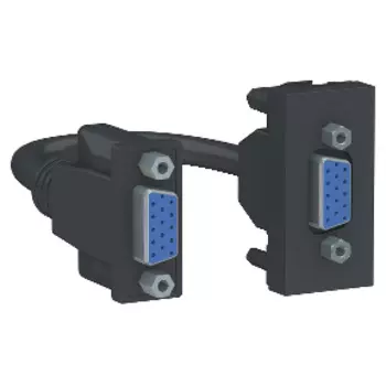 NU343254 Розетка HD15 female (VGA), 1 Модуль, Антрацит Schneider Electric