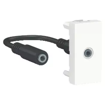 NU343318 Розетка Minijack, 1 Модуль, Белый Schneider Electric