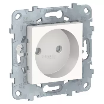 NU503318 Розетка без заземления, со шторками, винт. зажим, 16 А, 250 В, Белый Schneider Electric