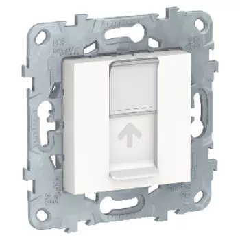 NU541518 Розетка компьютерная, RJ45, одиночная, кат. 6 UTP, Белый Schneider Electric