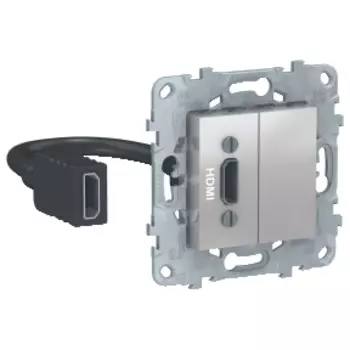 NU543030 Розетка HDMI, Алюминий Schneider Electric