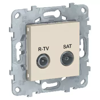 NU545544 Розетка R-TV/ SAT, оконечная, Бежевый Schneider Electric