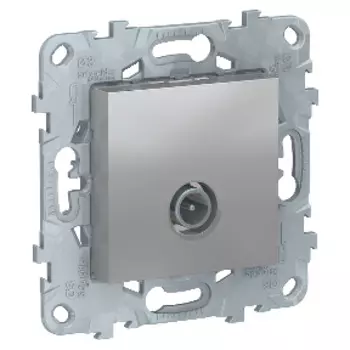 NU546230 Розетка TV, одиночная, Алюминий Schneider Electric