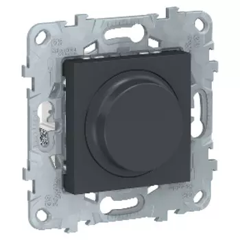 NU551454 LED светорегулятор повор-наж, универсальный 5-200Вт, Антрацит Schneider Electric