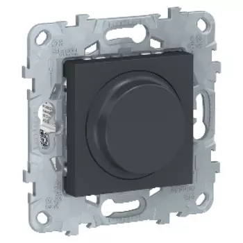 NU551654 LED светорегулятор Wiser повор-наж, универсальный 7-200Вт, Антрацит Schneider Electric