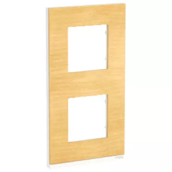 NU6004V83 Рамка Unica Pure Клен / Белый 2-постовая вертикальная Schneider Electric