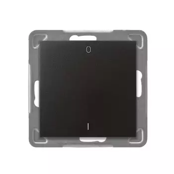 Ospel Impresja Антрацит Выключатель 2-полюсный , без рамки LP-11Y/m/50