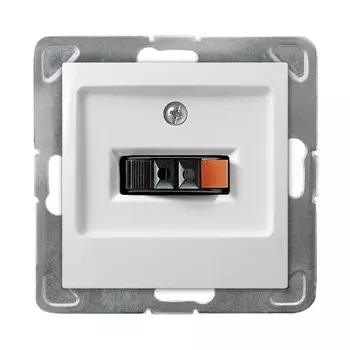 Ospel Impresja Белый Розетка аккустическая 1-я, без рамки GG-1Y/m/00