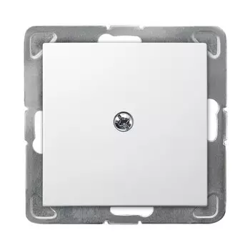 Ospel Impresja Белый Заглушка, без рамки Z-1Y/m/00