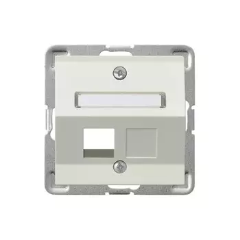 Ospel Impresja Бежевый Накладка компьютерной розетки наклонной 1-й, без рамки GPK-1YS/p/27