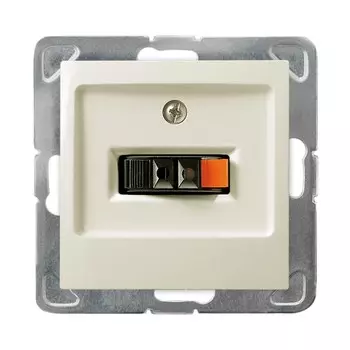 Ospel Impresja Бежевый Розетка аккустическая 1-я, без рамки GG-1Y/m/27