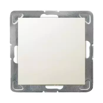 Ospel Impresja Бежевый Выключатель 1-клавишный, без рамки LP-1Y/m/27