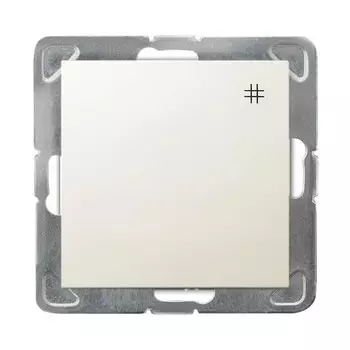 Ospel Impresja Бежевый Выключатель перекрестный (сх.7), без рамки LP-4Y/m/27