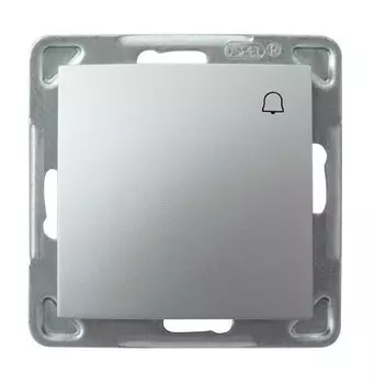 Ospel Impresja Серебро Кнопка звонка, без рамки LP-6Y/m/18