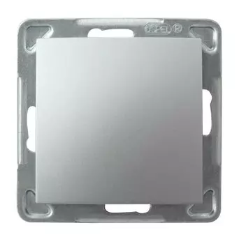 Ospel Impresja Серебро Выключатель 1-клавишный, без рамки LP-1Y/m/18