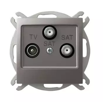 Ospel Impresja Титан Розетка 2-я ТВ-САТ-САТ, без рамки GPA-Y2S/m/23