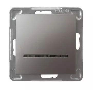 Ospel Impresja Титан Выключатель 1-клавишный с подсветкой, без рамки LP-1YS/m/23