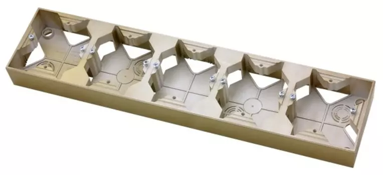 Ospel Impresja Золотой металлик Коробкa для наружного монтажа 5-я PNP-5Y/28