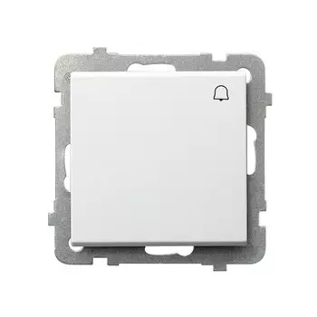 Ospel Sonata Белый Кнопка звонка, без рамки LP-6R/m/00