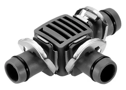 Переходник Gardena 08329-29.000.00 Д.вх.1/2" Д.вых.1/2" черный