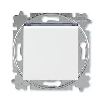 Переключатель перекрёстный одноклавишный ABB Levit белый / дымчатый чёрный 3559H-A07445 62W 2CHH590745A6062