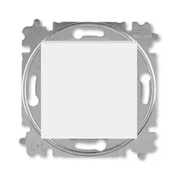 Переключатель перекрёстный одноклавишный ABB Levit белый / ледяной 3559H-A07445 01W 2CHH590745A6001