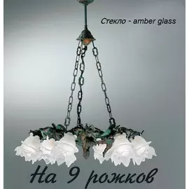 Подвесная люстра 2081 2081/9/AM Nervilamp