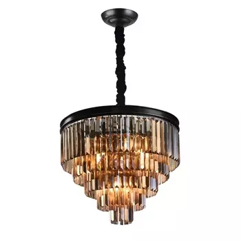 Подвесная люстра 31100 31109/S black+gold Newport
