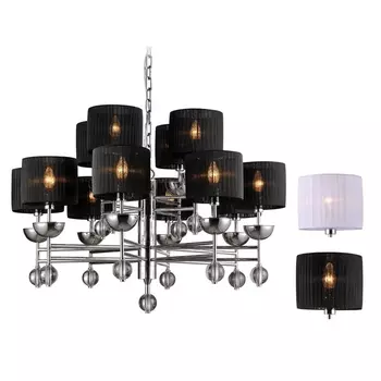 Подвесная люстра 32000 32008+4/C без абажуров Newport