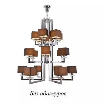 Подвесная люстра 3200 3206+6+6/C без абажуров Newport