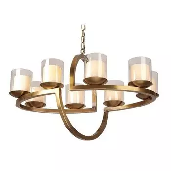 Подвесная люстра 35000 35008+1/S brass Newport